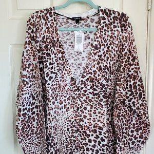Boyfriend Cardigan Super Soft Leopard -Torrid